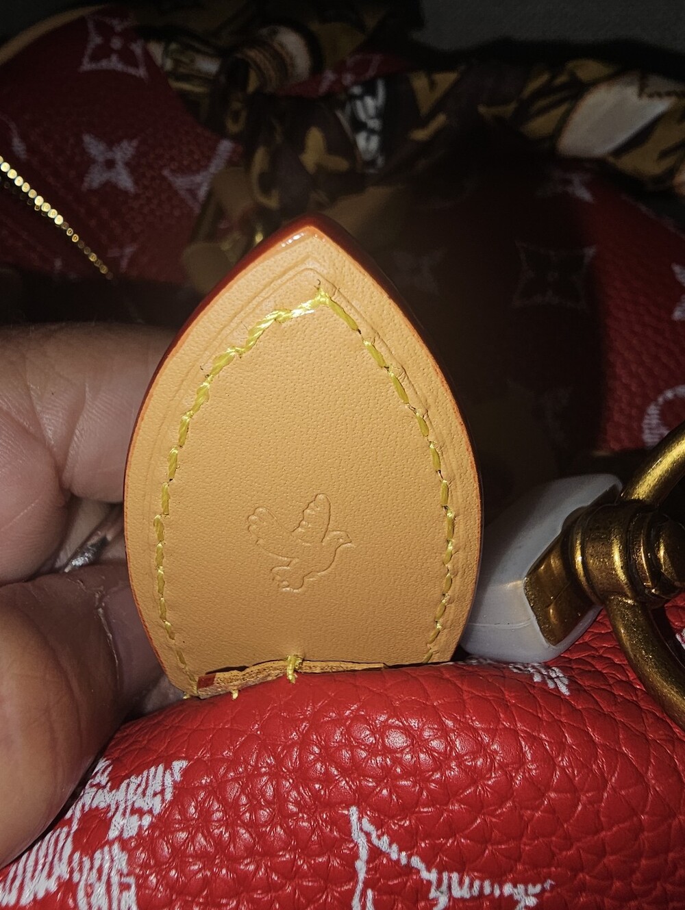 BEAUTIFUL RED P9 SOFT SPEEDY 25 BAG ❤️ - Picture 10 of 11